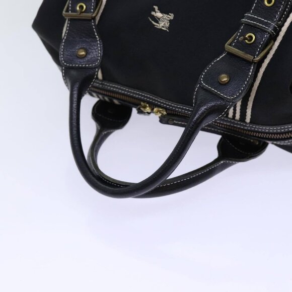BURBERRY Hand Bag Canvas Black - Picture 8 of 16